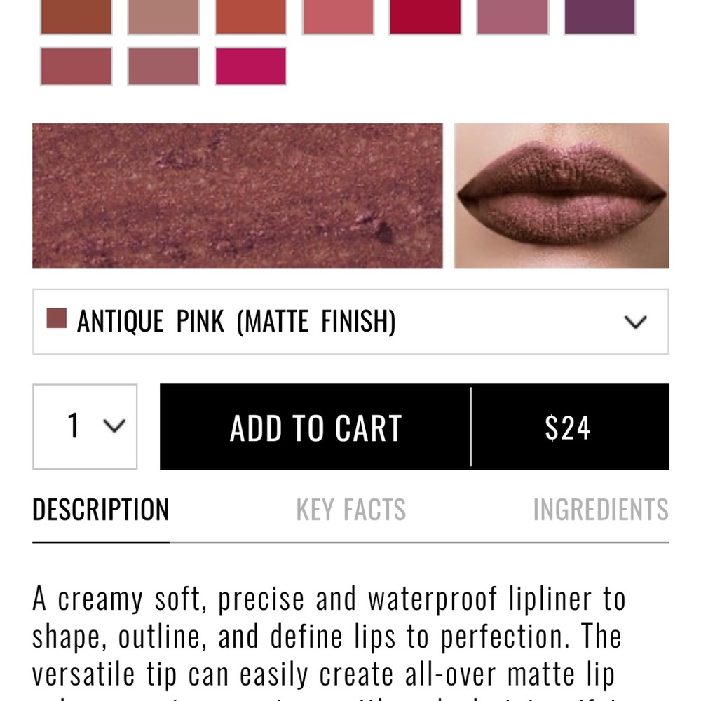Waterproof lipliner